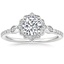 Platinum Cordelia Diamond Ring (1/4 ct. tw.), smalltop view