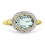 Art Nouveau Aquamarine Vintage Ring