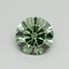 0.7 Ct. Fancy Vivid Pacific Green Round Lab Grown Diamond