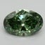 5.15 Ct. Fancy Vivid Pacific Green Oval Lab Grown Diamond