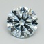 3.51 Ct. Fancy Intense Blue Round Lab Grown Diamond