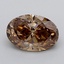 2.15 Ct. Fancy  Brown Oval Lab Grown Diamond