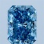 1.53 Ct. Fancy Vivid Blue Radiant Lab Grown Diamond