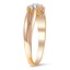 The Zayante Ring, smalltop view on a hand