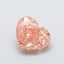 2.05 Ct. Fancy Intense Brownish Orange Heart Lab Grown Diamond