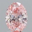 1.52 Ct. Fancy Vivid Pink Oval Lab Grown Diamond