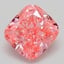 2.21 Ct. Fancy Vivid Pink Cushion Lab Grown Diamond