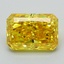 1.79 Ct. Fancy Vivid Yellow Radiant Lab Grown Diamond
