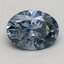 1.50 Ct. Fancy Intense Blue Oval Lab Grown Diamond