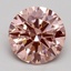 3.02 Ct. Fancy Intense Pink Round Lab Grown Diamond