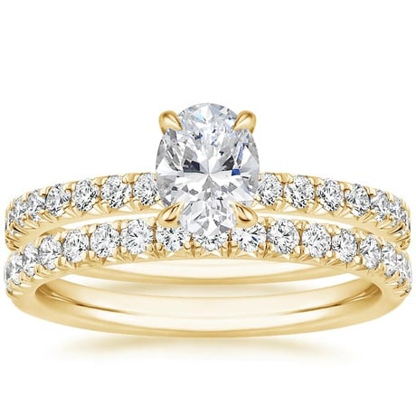 18K Yellow Gold Amelie Diamond Bridal Set