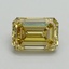 2.01 Ct. Fancy Intense Yellow Emerald Lab Grown Diamond