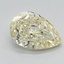 1.29 Ct. Fancy Yellow Pear Lab Grown Diamond