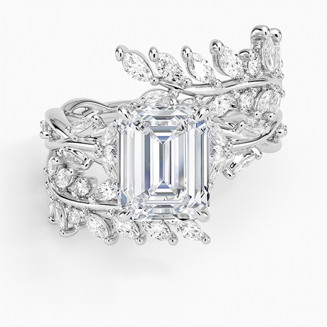 Platinum Secret Garden Wrap Diamond Ring