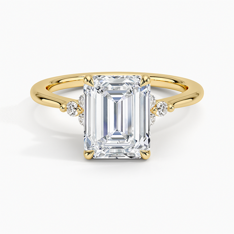 Trio Cluster Engagement Ring