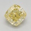 1.27 Ct. Fancy Intense Yellow Cushion Lab Grown Diamond