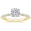 18K Yellow Gold Dominique Diamond Ring (1/3 ct. tw.), smalltop view