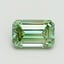 1.07 Ct. Fancy Vivid Pacific Green Emerald Lab Grown Diamond