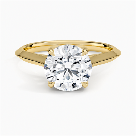 Piper Knife Edge Solitaire Ring