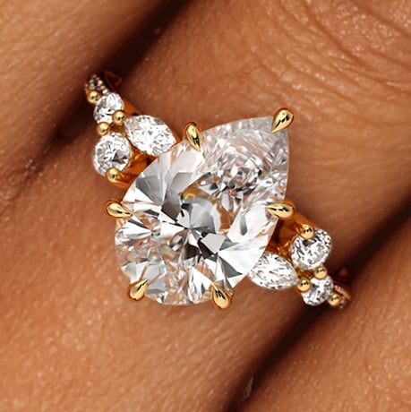 Milgrain Engagement Ring