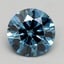 1.01 Ct. Fancy Vivid Blue Round Lab Grown Diamond