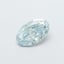 1.02 Ct. Fancy Vivid Green Blue Oval Lab Grown Diamond