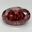3.27 Ct. Fancy Vivid Red Oval Lab Grown Diamond