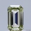 0.43 Ct. Fancy Intense Green Emerald Lab Grown Diamond