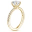 18K Yellow Gold Bliss Diamond Ring, smallside view