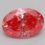 1.57 Ct. Fancy Vivid Pink Oval Lab Grown Diamond