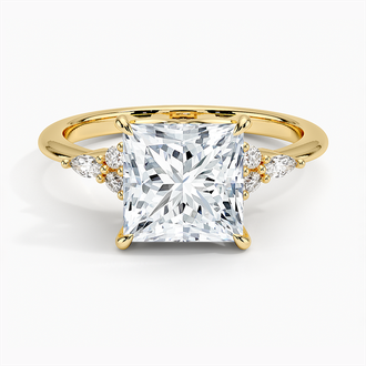 Cluster Accent Diamond Ring