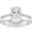 Platinum Luxe Dawn Diamond Ring with Lunette Diamond Ring