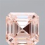 3.15 Ct. Fancy Intense Pink Asscher Lab Grown Diamond