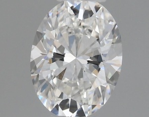 Oval diamond — real photo