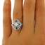 The Varenna Ring, smalltop view on a hand