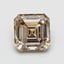 2.01 Ct. Light  Brown Asscher Lab Grown Diamond