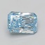 4.00 Ct. Fancy Vivid Blue Radiant Lab Grown Diamond