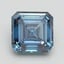 3.02 Ct. Fancy Vivid Blue Asscher Lab Grown Diamond