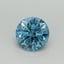 0.46 Ct. Fancy Vivid Blue Round Lab Grown Diamond