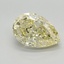 2.37 Ct. Fancy Intense Yellow Pear Lab Grown Diamond