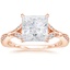 14K Rose Gold Zinnia Diamond Ring (1/3 ct. tw.), smalltop view
