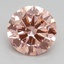 2.92 Ct. Fancy Intense Pink Round Lab Grown Diamond