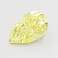 1.08 Ct. Fancy Intense Yellow Pear Lab Grown Diamond