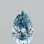 1.15 Ct. Fancy Vivid Blue Pear Lab Grown Diamond