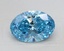 1.75 Ct. Fancy Vivid Blue Oval Lab Grown Diamond