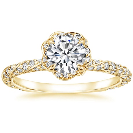 18K Yellow Gold Nova Diamond Bridal Set (3/4 ct. tw.)