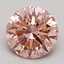 3.00 Ct. Fancy Intense Pink Round Lab Grown Diamond