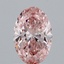 1.27 Ct. Fancy Intense Pink Oval Lab Grown Diamond