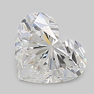 Heart diamond — real photo