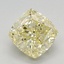 1.25 Ct. Fancy Intense Yellow Cushion Lab Grown Diamond